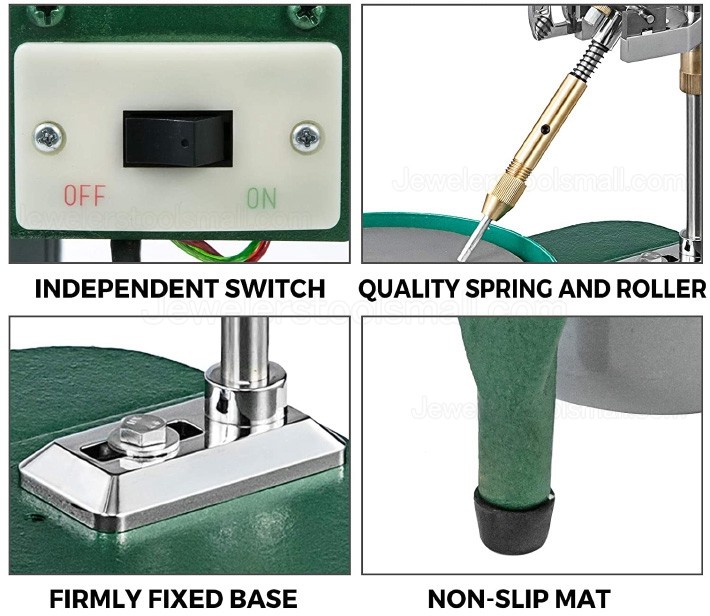 180W Gemstone Gem Faceting Machine Jade Grinding Polishing Machine Stone Jewel Angle Polisher 2800RPM